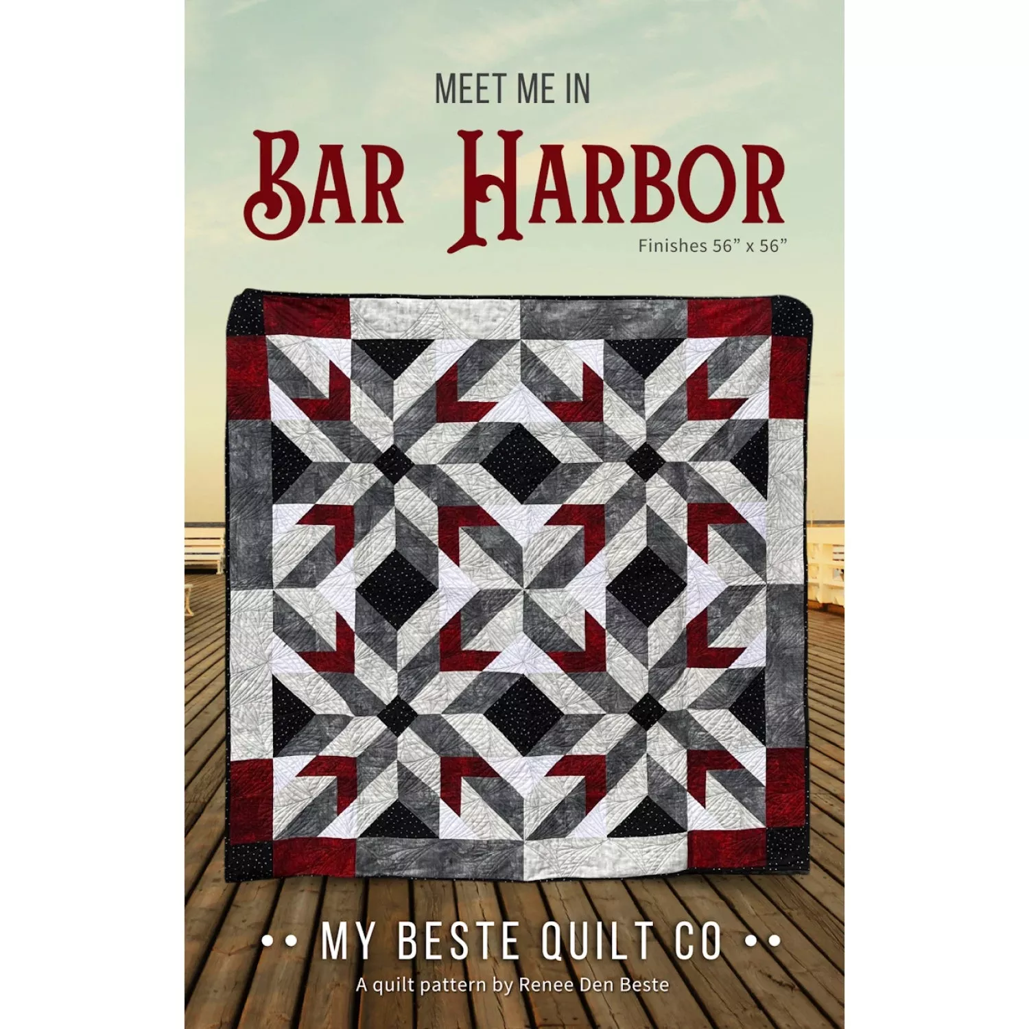 Meet Me in Bar Harbor Quilt Pattern ONLINE PURCHASE ONLY