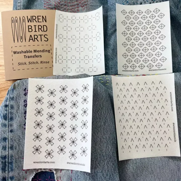 Mending Transfers Craft Brown