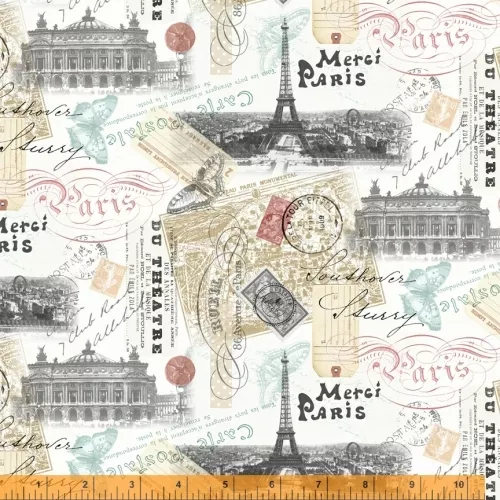 Merci Paris : Allover Multi - #52137-X - Whistler Studios