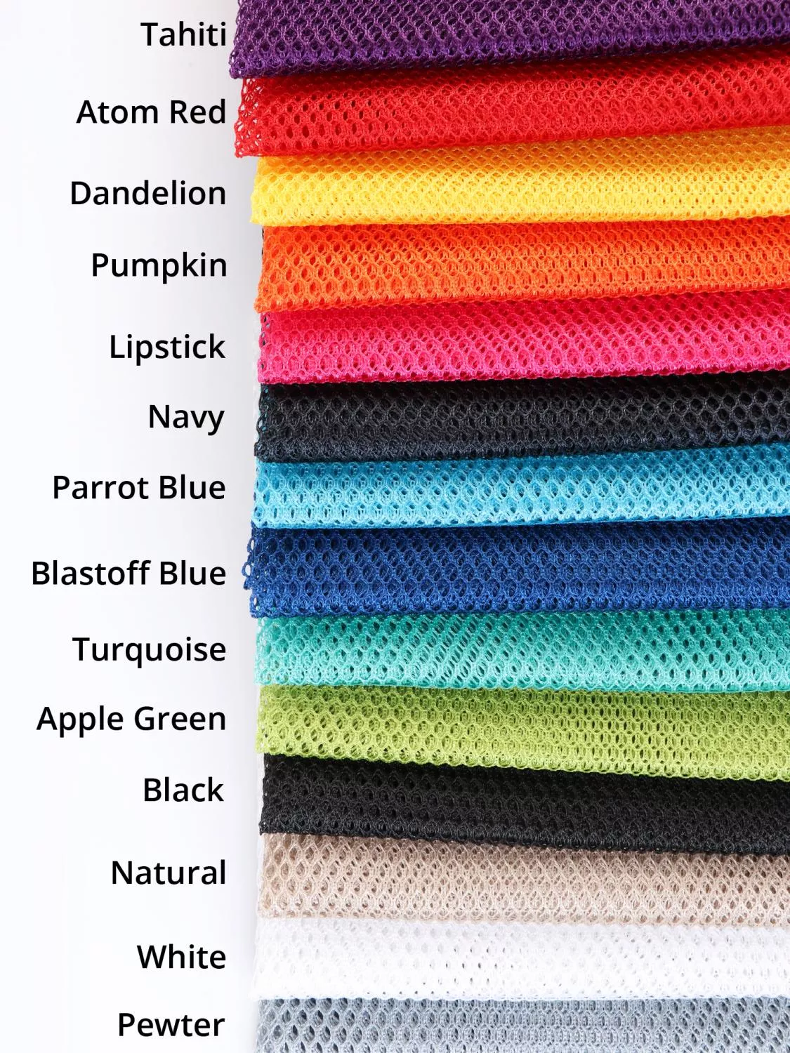 Mesh Fabric, White 18"x54"