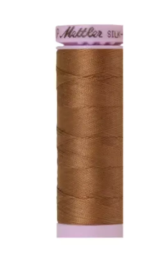 METTLER-Silk-Finish 50wt Solid Cotton Thread 164yd/150M Hazelnut