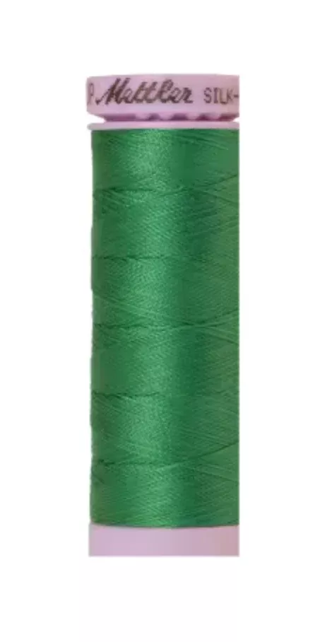 METTLER-Silk-Finish 50wt Solid Cotton Thread 164yd/150M Kelley