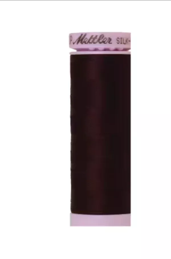 METTLER-Silk-Finish 50wt Solid Cotton Thread 164yd/150M Mahogany