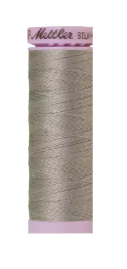 METTLER-Silk-Finish 50wt Solid Cotton Thread 164yd/150M Titan Gray