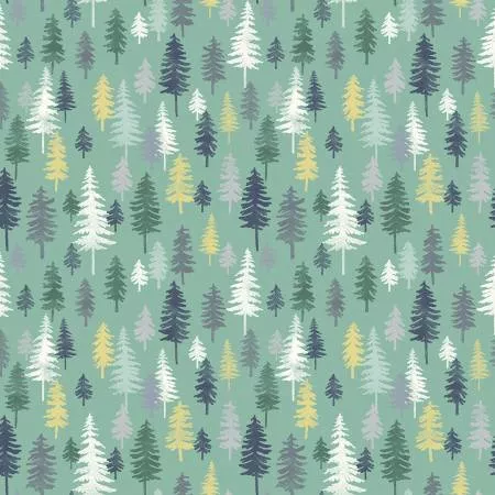 Michael Miller Wild And Free CX10142 JUNI Juniper Forest 1-3/8 Yard Cut
