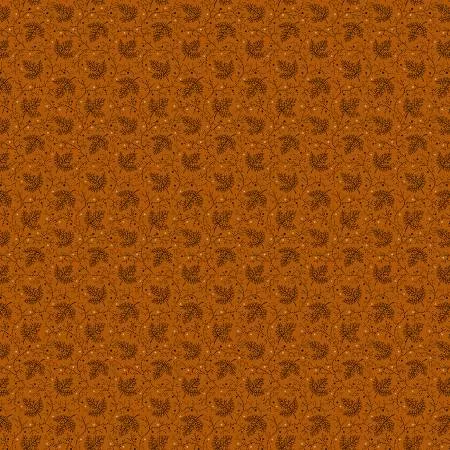 Midnight Cheddar : Transparent Leaves – #R172087D CHEDDAR – Pam Buda – Marcus Fabrics