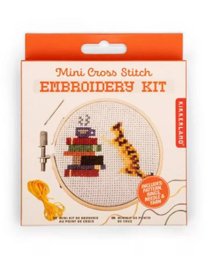 Mini Cross Stitch Kit-Cat