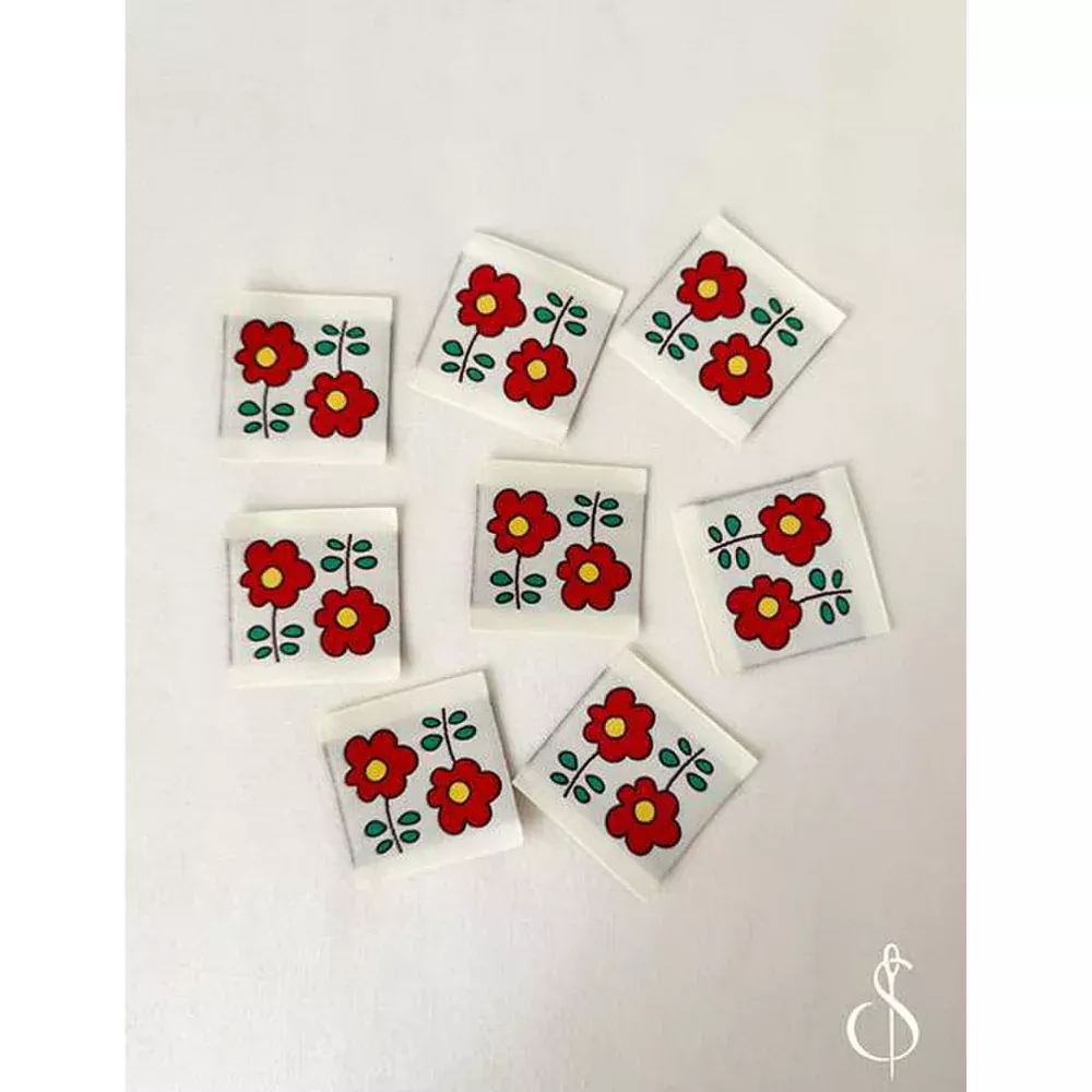 Minki Kim | Camellia Woven Labels - 8pk