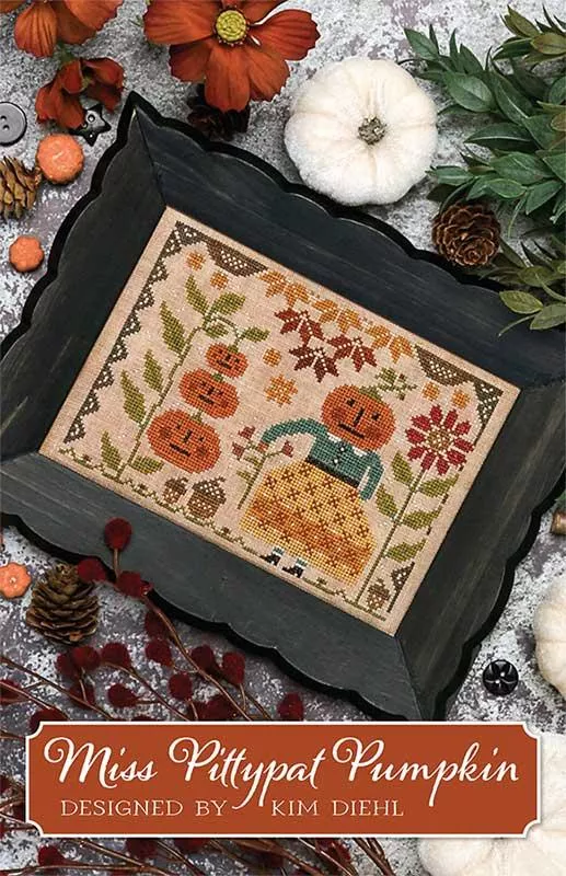 Miss Pittypat Pumpkin : Cross Stitch Pattern - #ISE 4114 - Its Sew Emma