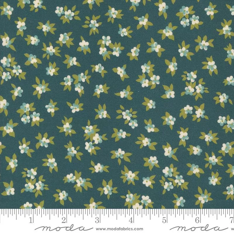 Moda Chelsea Garden Peacock Tea Rose Fabric ONLINE PURCAHSE ONLY