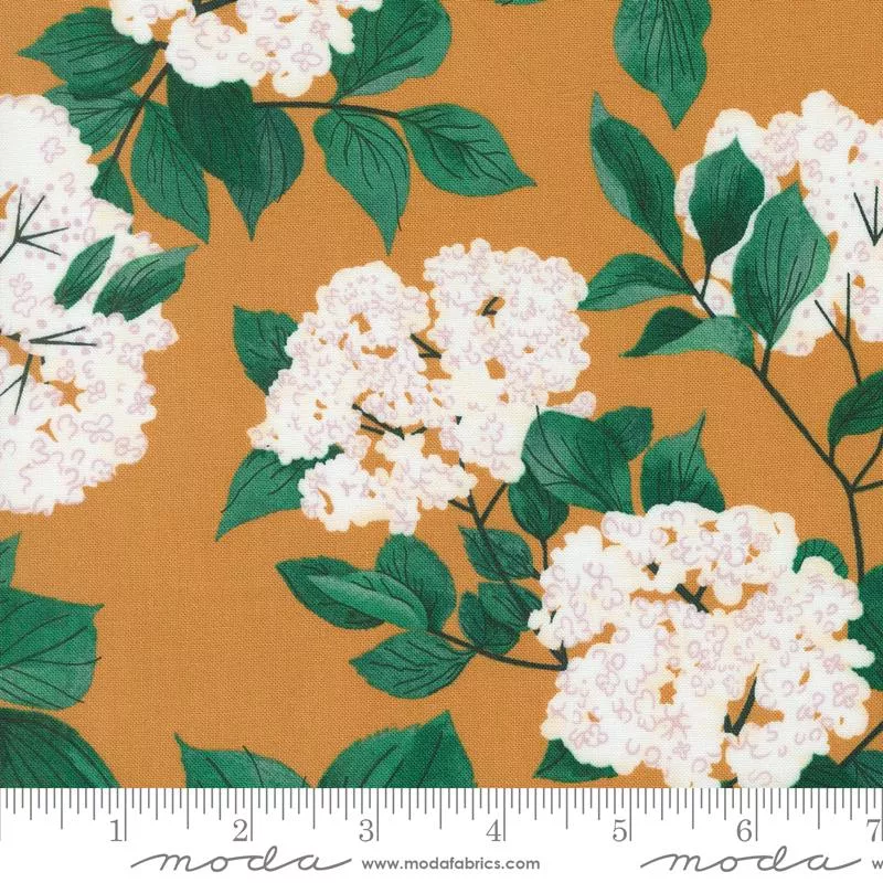 Moda Love Letter Elderberry Blossoms Amber Fabric ONLINE PURCHASE ONLY
