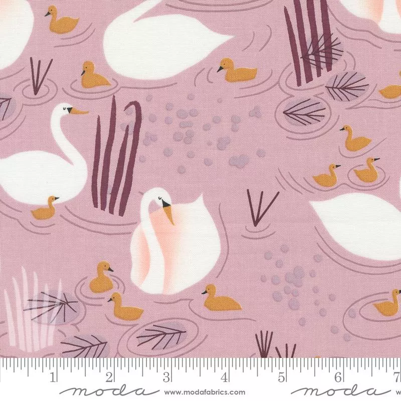 Moda Love Letter Little Loves Mauve Fabric ONLINE PURCHASE ONLY