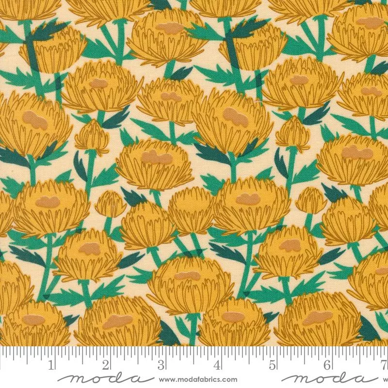 Moda Love Letter November Florals Sand Fabric ONLINE PURCHASE ONLY
