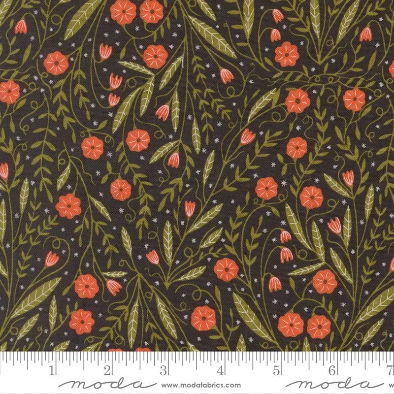 Moda Night Owl Woodland Florals Midnight Fabric ONLINE PURCHASE ONLY