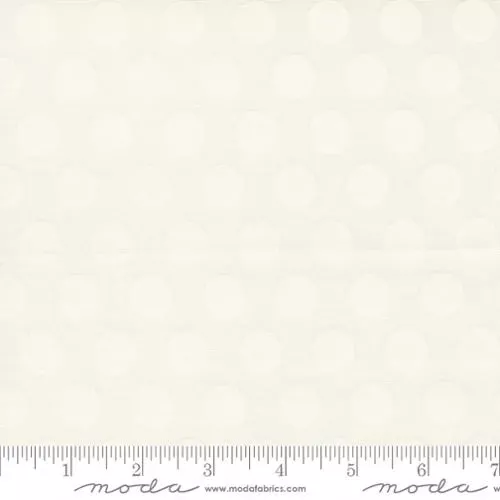 Moda Sincerely Yours Ivory Polka Dots 3 Yard Fabric Cut