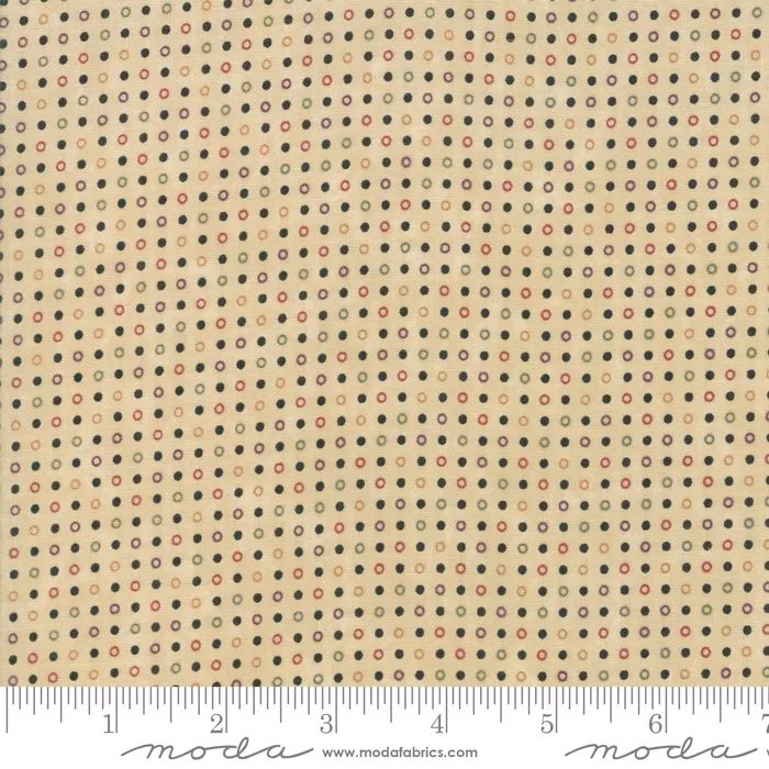 Moda Sweet Holly 9637-11 Dotted Tonal Tan 752106534889 ^