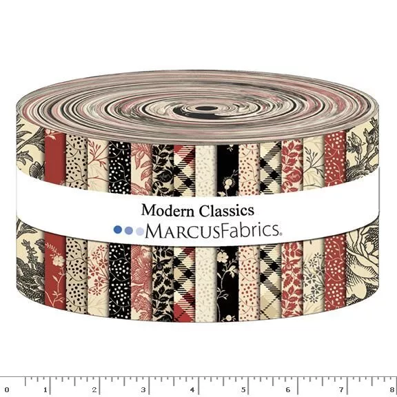 Modern Classics : 2-1/2in Strips 40pcs – #ST198 0006 – Monika Zhu – Marcus Fabrics