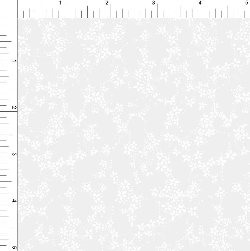 Monochrome - by Connecting Threads - White Dreamy DaisiesCTS94390