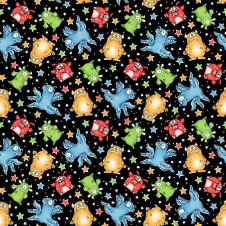 Monster'ocity Black Monsters & Stars Glow