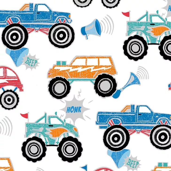 Monster Truck - Monster Jam White