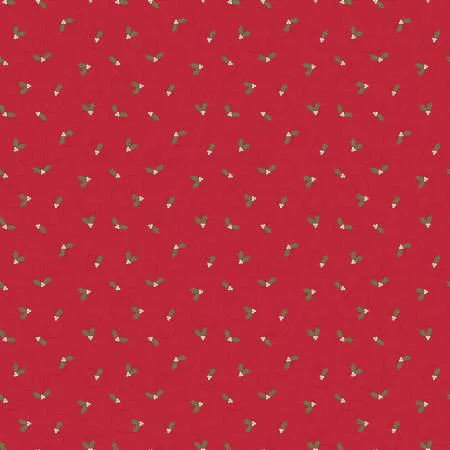 More Christmas Wishes : Holly Red - #C16554R-RED - Riley Blake