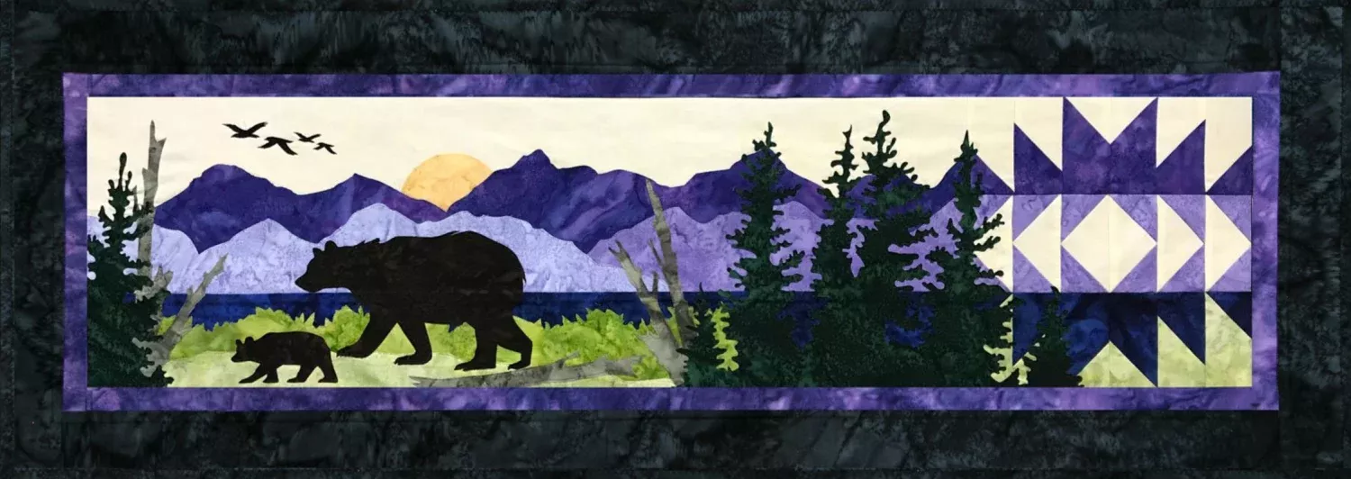 Morning Stroll Laser Cut Kit - by Marie Noah - 14.5" X 41.5"