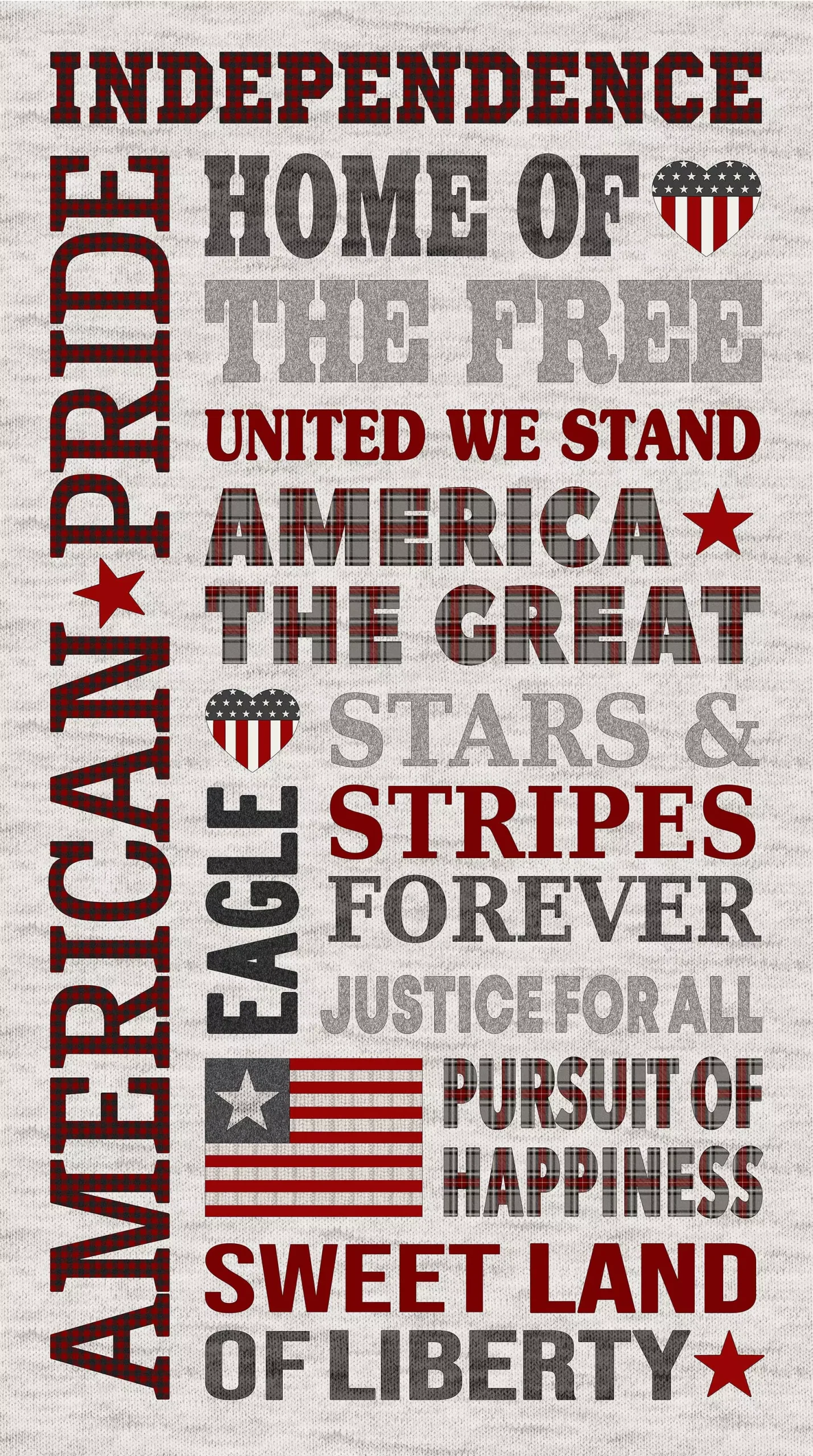 My America : 24" panel - #24025- 90 - Deborah Edwards (443)
