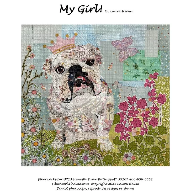 My Girl! Collage Pattern by Fiberworks Inc