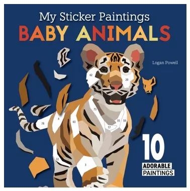 My Sticker Paintings Baby Animals