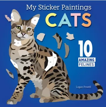 My Sticker Paintings Cats