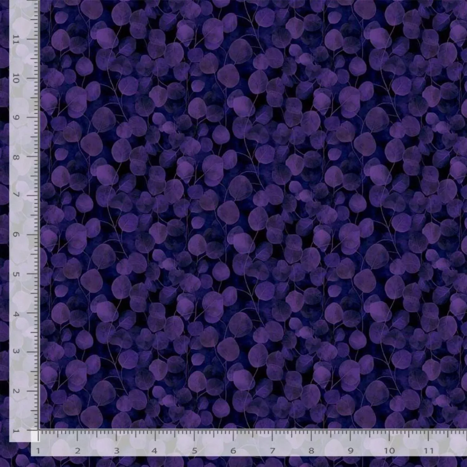 Mystic Meadow - Timeless Treasures - Packed Leaves CD4218 VIOLET
