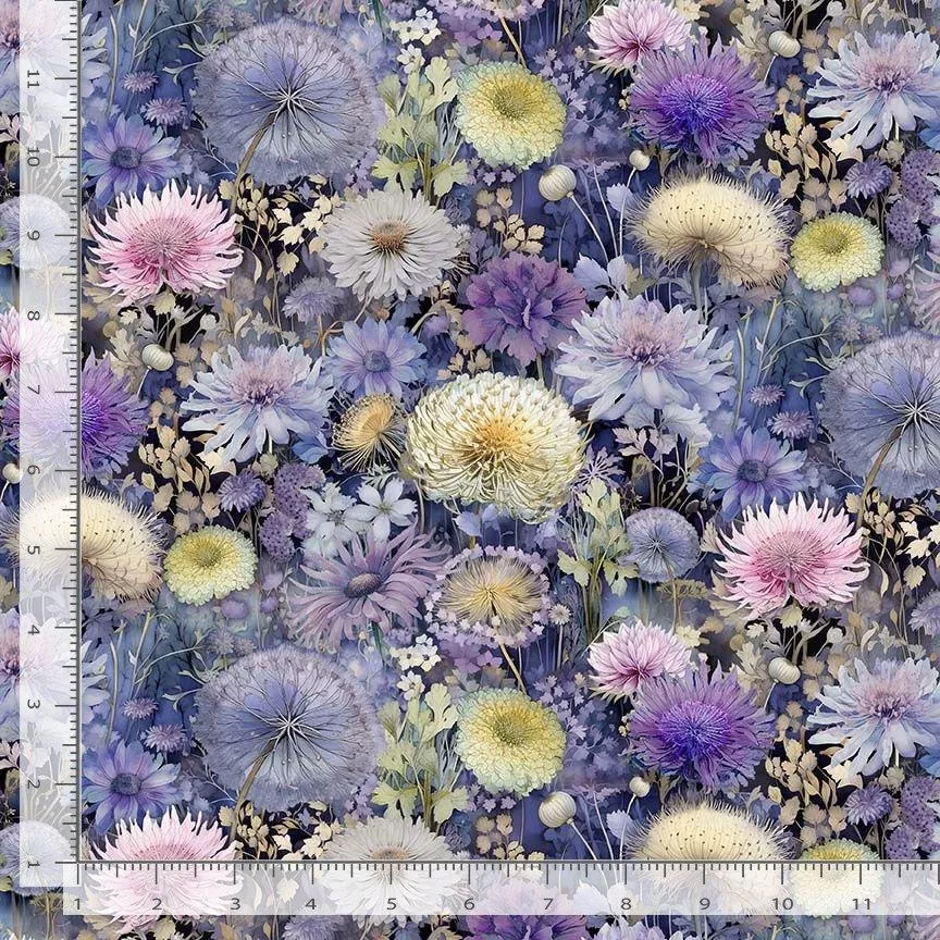 Mystic Meadow - Timeless Treasures - Packed Wild Flowers CD4213 MULTI