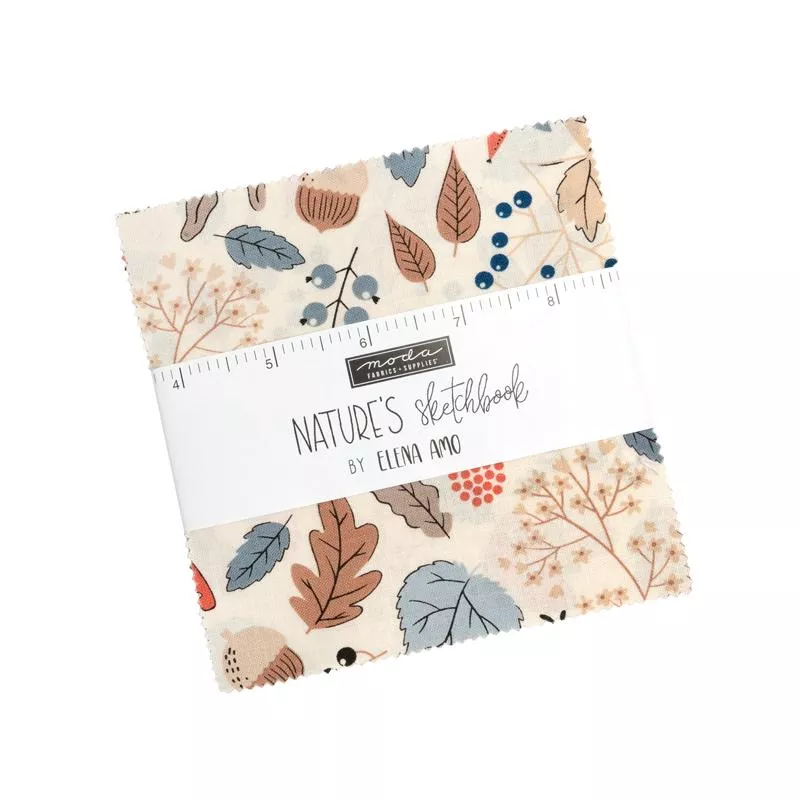 Natures Sketchbook : Charm Pack - #39070PP - Moda Precuts