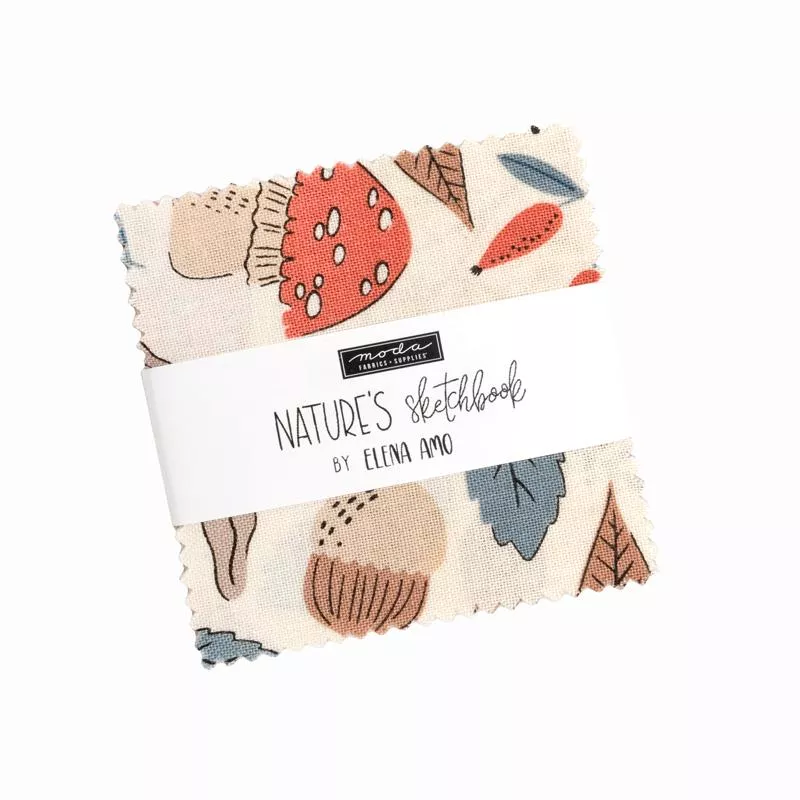 Natures Sketchbook : Mini Charm - #39070MC - Moda Precuts