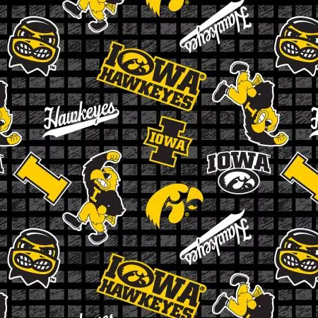 NCAA-Iowa All Over Print 108" Wideback - #IA1395