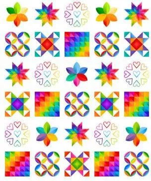 NCT Color Play PANEL DP24909-10 White Multi - Cotton Fabric