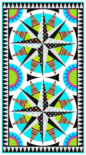 NCT Colorworks Concepts Panel 21589-99 - Cotton Fabric
