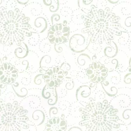 Neptune's Veil : Floral Swirls Cream - #22332-227 - Wilmington Prints