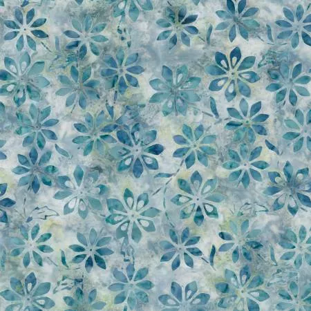 Neptune's Veil : Small Florals Blue - #22335-474 - Wilmington Prints