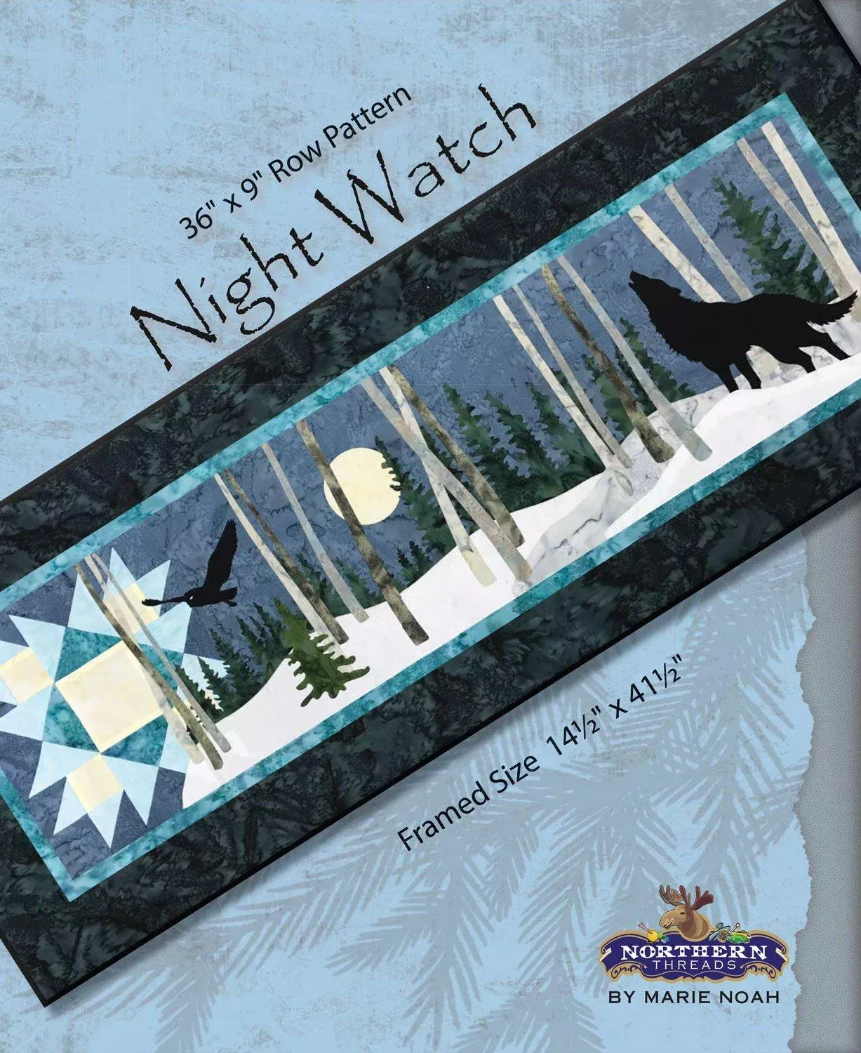 Night Watch Laser Cut Kit - by Marie Noah - 14.5" X 41.5"