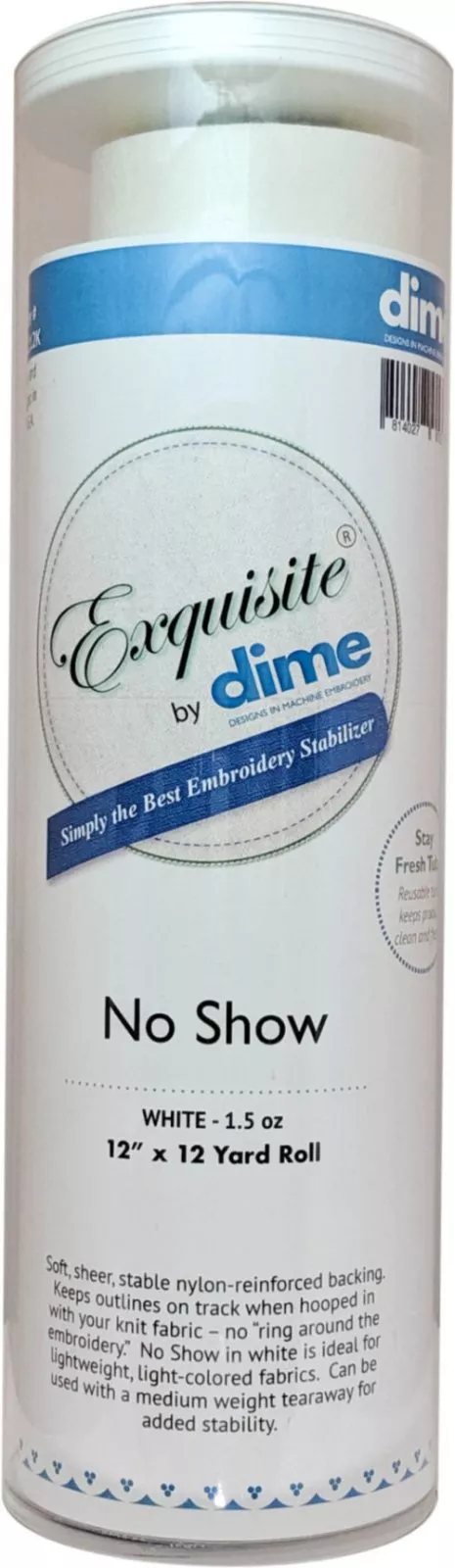 No Show Mesh Cutaway Stabilizer White 814027013178