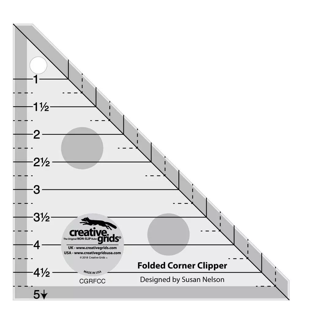 Non-Slip Folded Corner Clipper - Reg -Creative Grids - CGRFCC