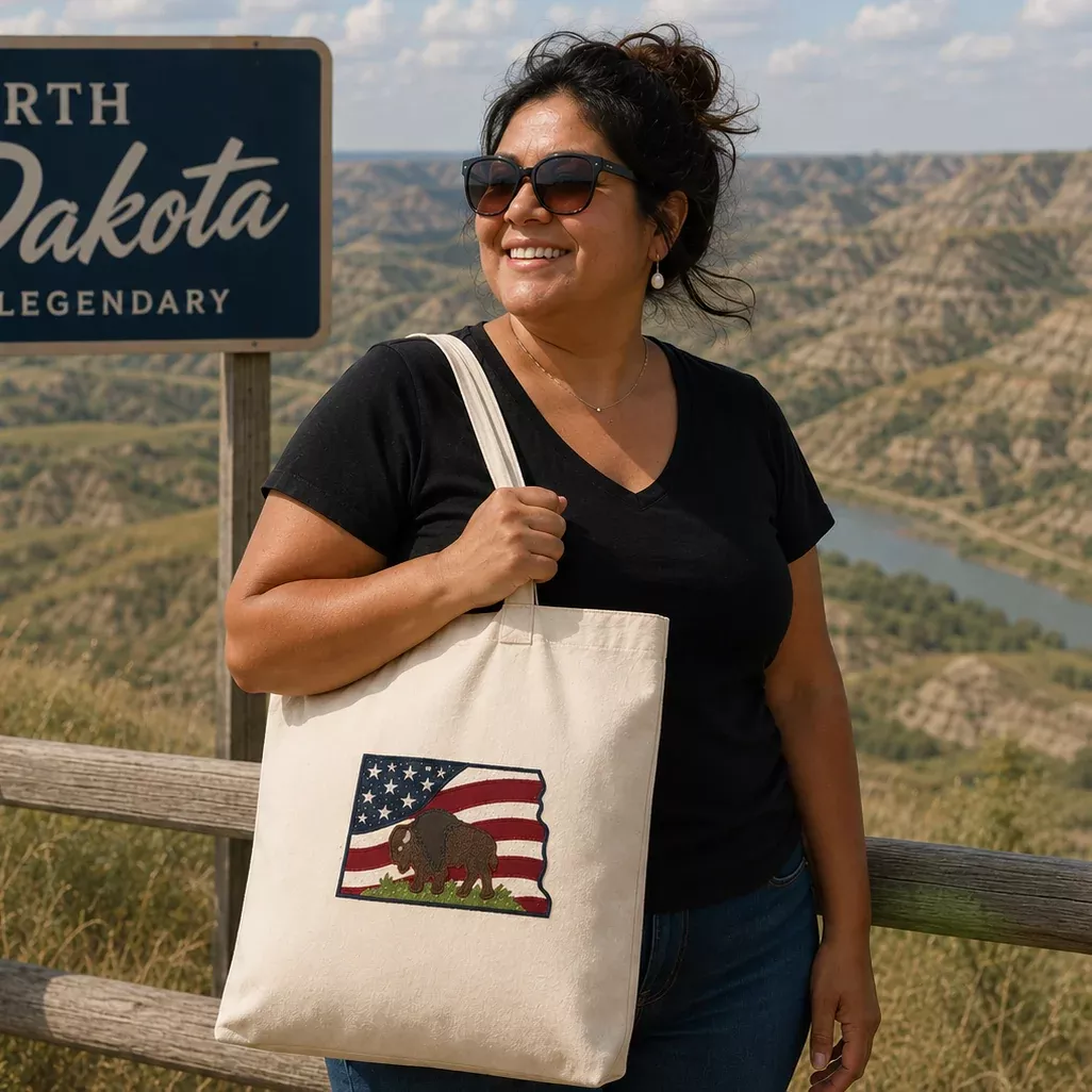 North Dakota -Rock My State Design Set (Downloadable Machine Embroidery Design)