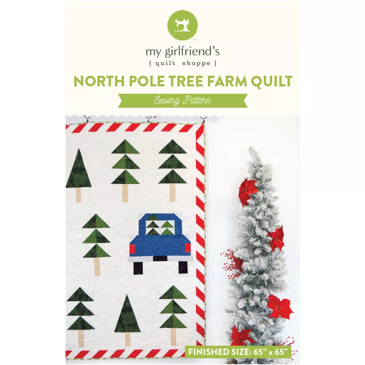North Pole Tree Farm Quilt (Downloadable Sewing Pattern)