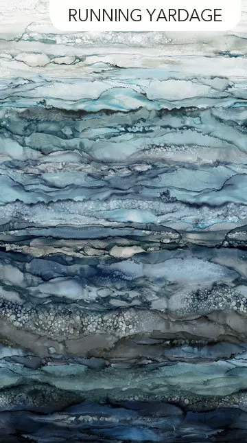 Northcott Soar DP24582-44 Blue Soar Layers 778148300718 ^