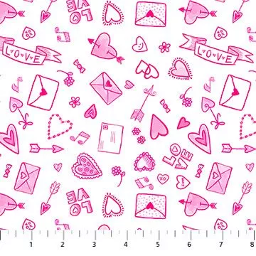 NorthcottFlirty 10131-21 PLF Flirty Love Doodles ^