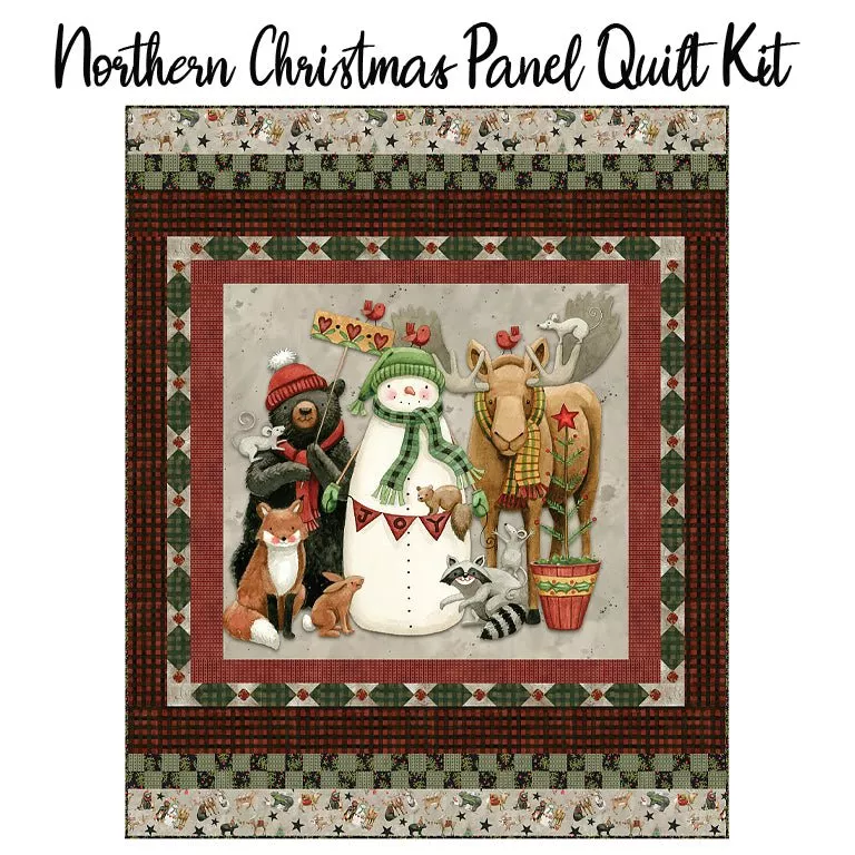 Northern Christmas Panel Quilt Kit from Riley Blake