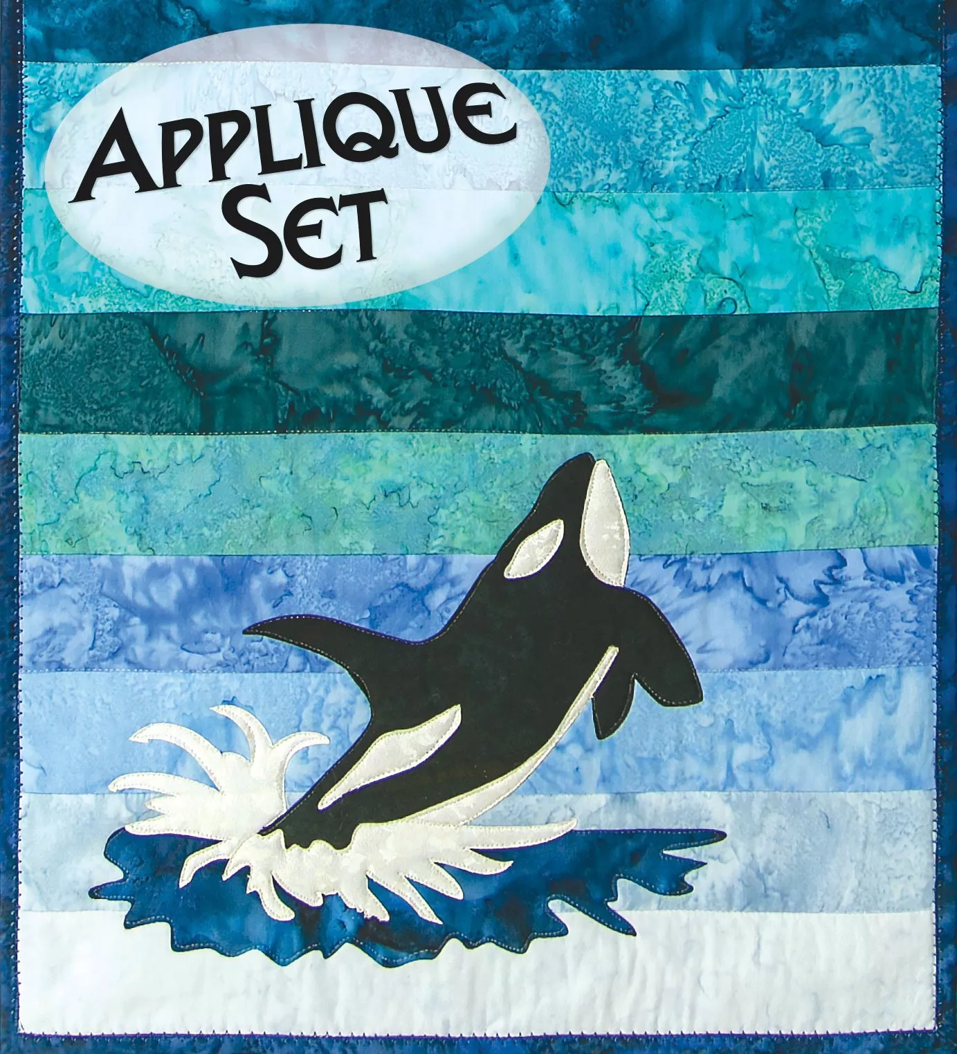 Northern Threads Mini Orca Laser Cut Applique Set ^