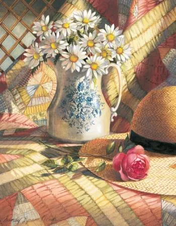 Note Cards Pitcher Of Daisies