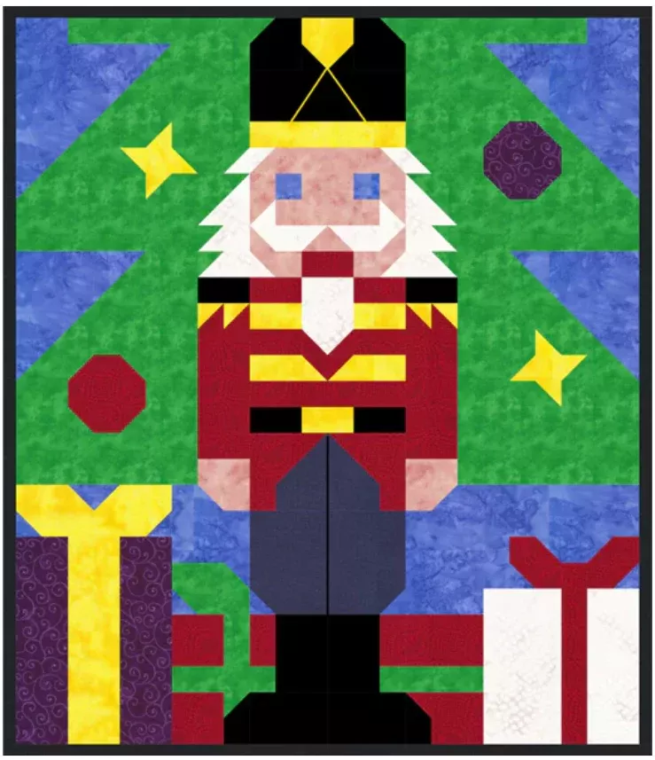 Nutcracker Wall Hanging or Quilt Pattern by Lisa Muilenburg for Counted Quilts
